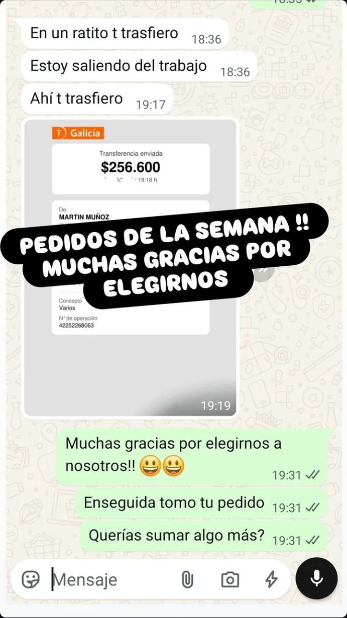 Referencia real de cliente 7